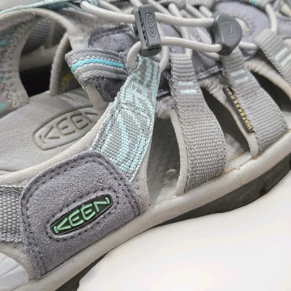 Keen Women's Gray & Blue NEWPORT Water Sandal Sz 7.5 (S1742) Waterproof - Picture 6 of 9